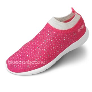 TAYGRA CROSSFEET | neon pink glitter